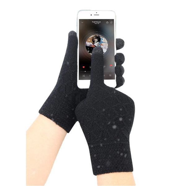 Cold Resistance Adult Winter Gloves W/ 2 Finger Touch