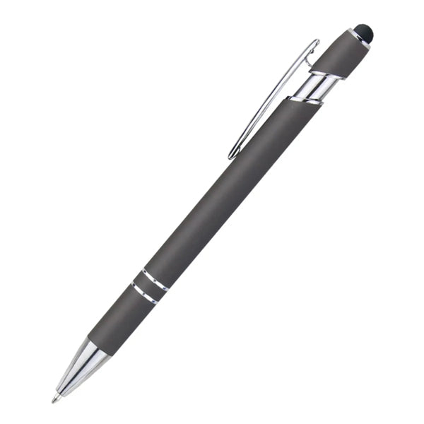 Metal Ballpoint Soft Stylus Touch Pen