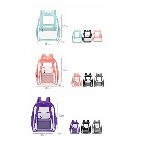 L Size See Through Backpack