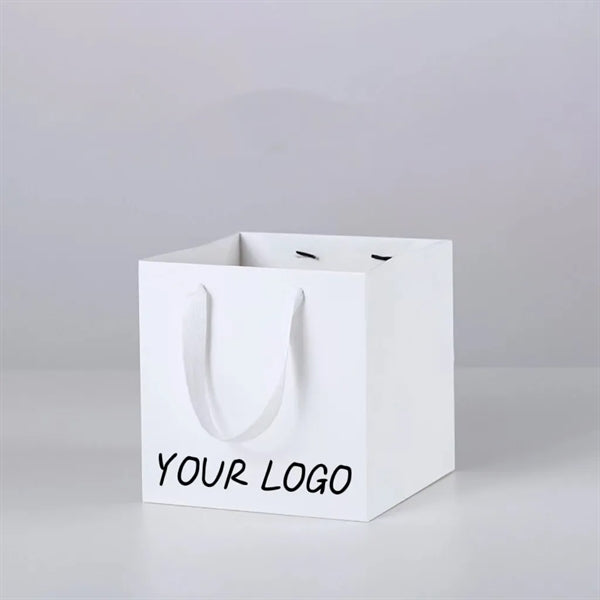 Square portable tote bag