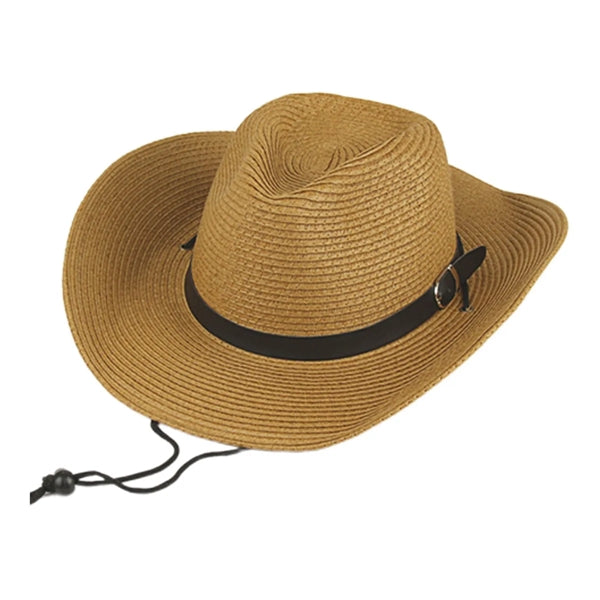 Western Cowboy Cowgirl Straw Hat