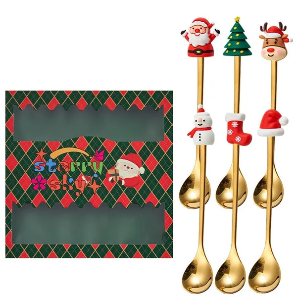 Christmas Stainless Steel Spoon