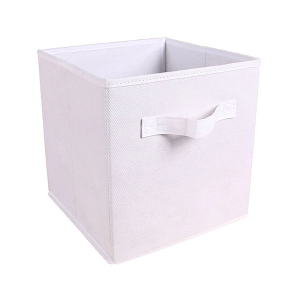 11" Square Non-Woven Folding Storage Box With Handle