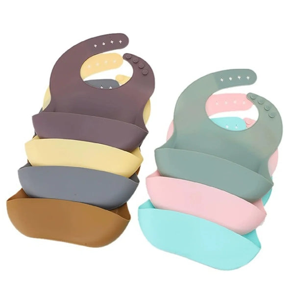 Cute Silicone Bib for Babies & Toddlers (10-72 Months)