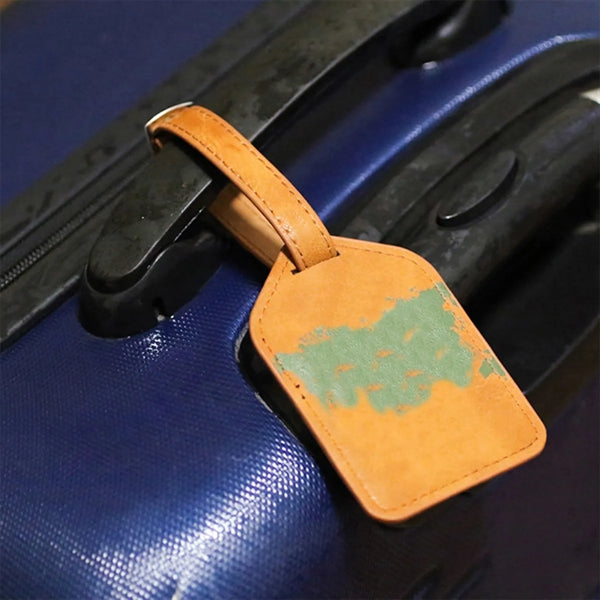 Creative PU Leather Luggage Tag