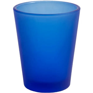 Customized Frosted Blue Shot Glass- 1.75 Oz.