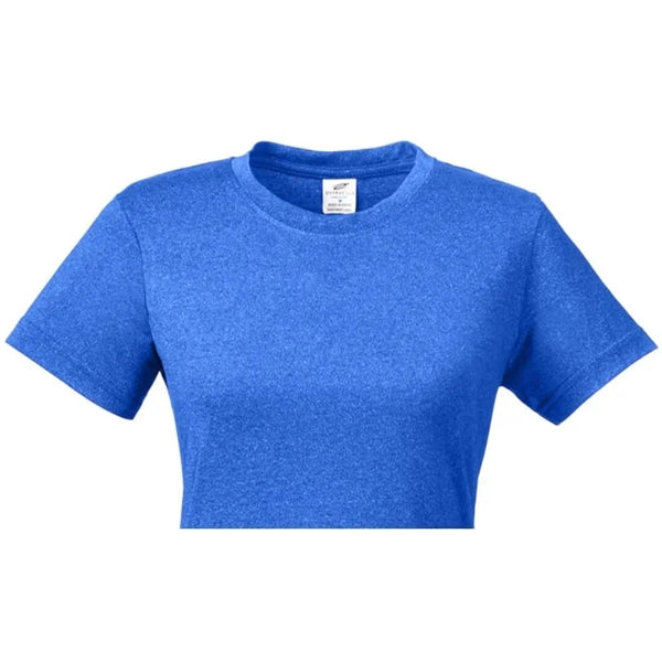 UltraClub Ladies' Cool & Dry Heathered Performance T-Shirt
