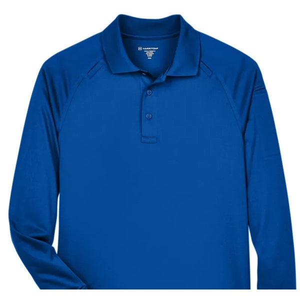 Harriton Men's Advantage Snag Protection Plus Long-Sleeve...