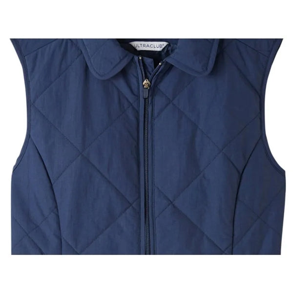 UltraClub Ladies' Dawson Quilted Hacking Vest