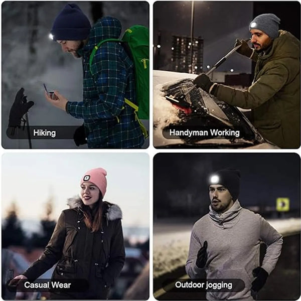 LED Beanie With Light