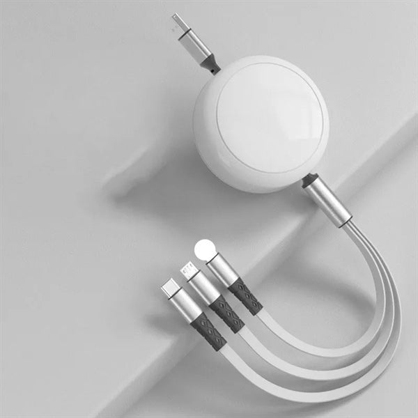 3 In 1 100w Fast Charging Data Cable