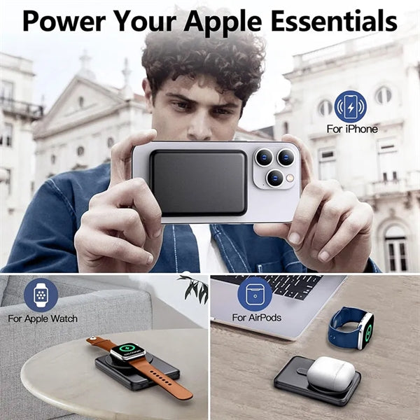 Wireless Portable Charger Magnetic Power Bank Battery Pack