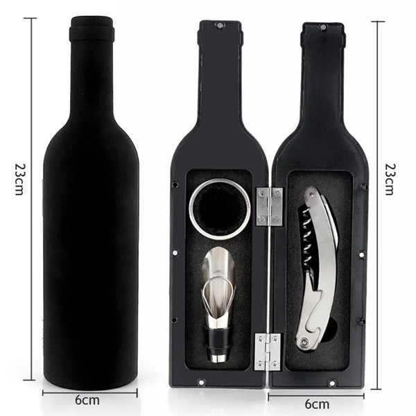 Wine Bottle Opener Set Corkscrew Screwpull Accessories Kit