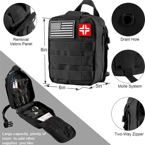 Professional Survival Gear with Molle Pouch