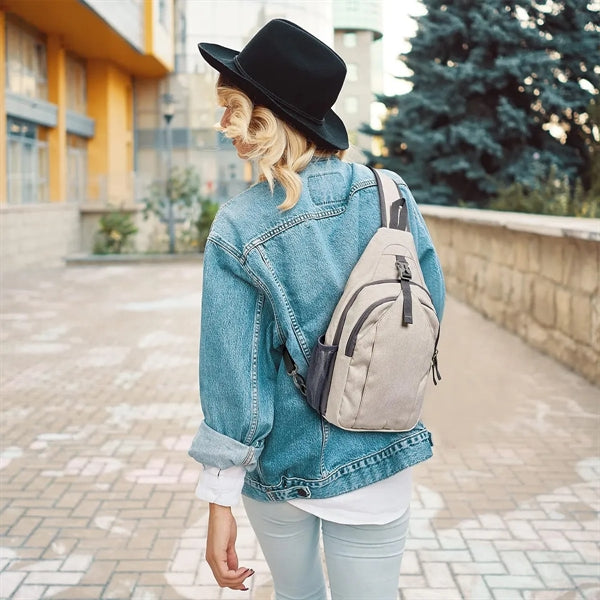 Sling Crossbody Chest Bag Backpack for Hiking Travel