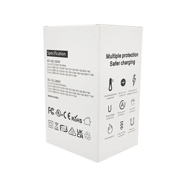 268W GaN USB C Fast Charger Block