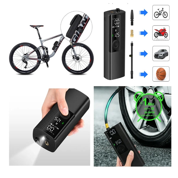 Portable Multifunctional Electric Fast Car Tire Inflator