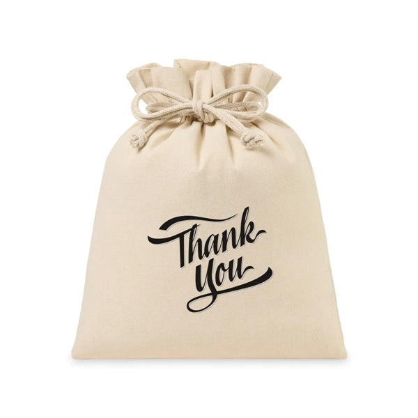 Canvas Drawstring Gift Bag - Large