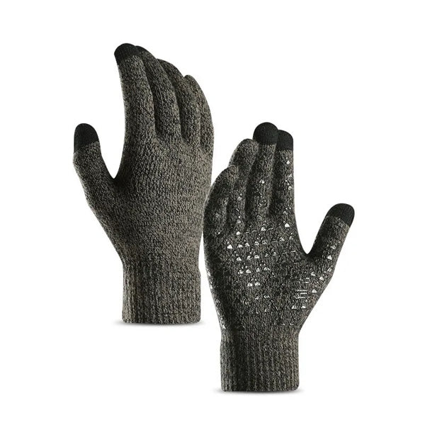 Winter Knit Cycling Gloves with Touch Screen Finger