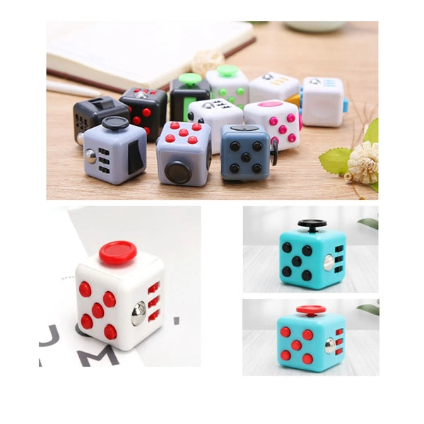 4 Pcs Portable Funny Stress Anxiety Relief Cube Toy