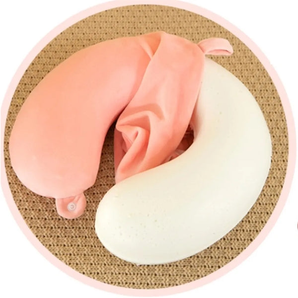 11.8 " x 11.8 " Travel Memory Foam Neck Pillow