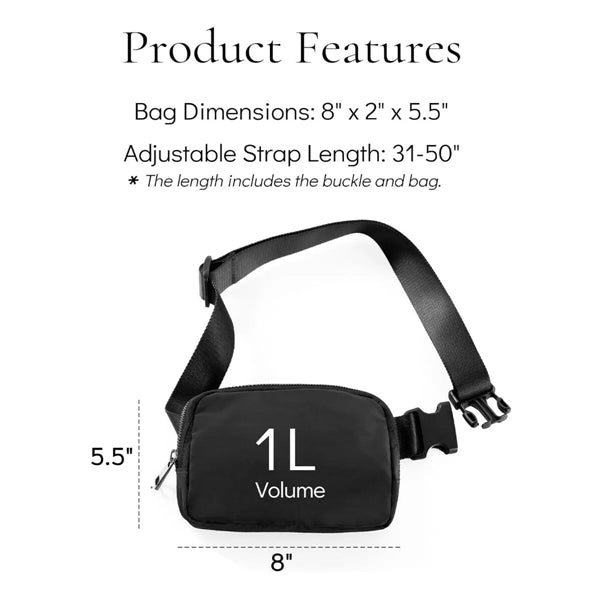 Adjustable Crossbody Bag Fanny Pack