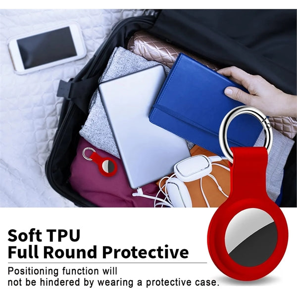 Silicone Keychain AirTags Case