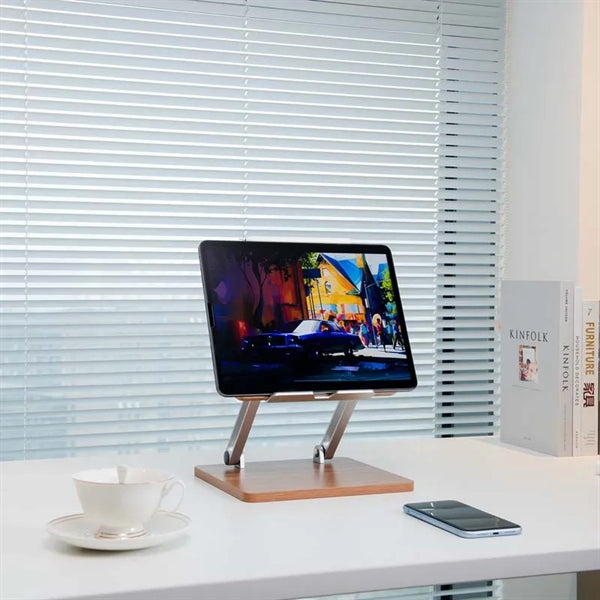 Adjustable Wooden Tablet Stand