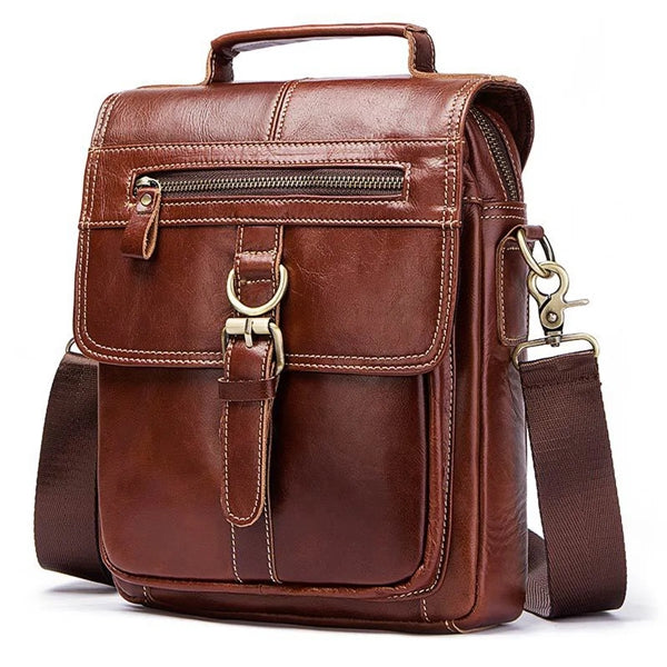 Men's Genuine Leather Shoulder Bag