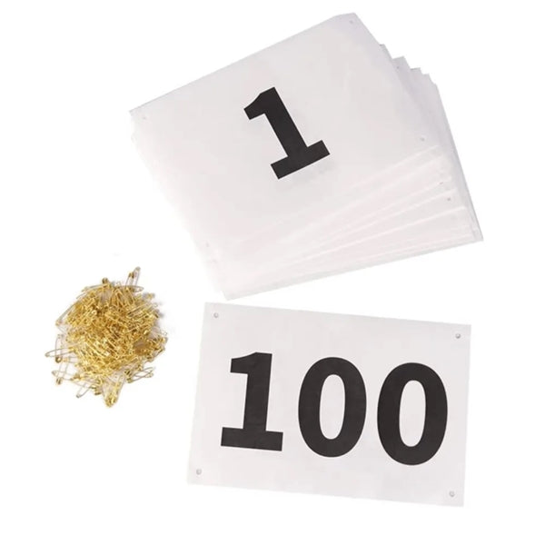 7.87 " x 5.9 " Race Numbers Running Bibs With Pins