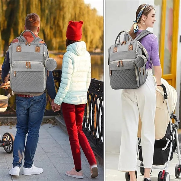 Backpack Diaper Bag with Changing Station