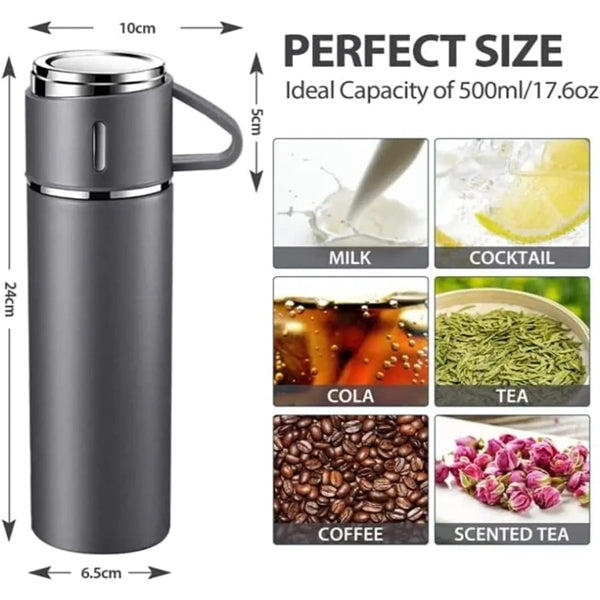 Stainless Steel Thermos Set