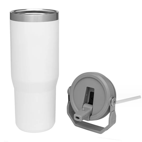 Stainless Steel Vacuum Insulated Tumbler with Straw