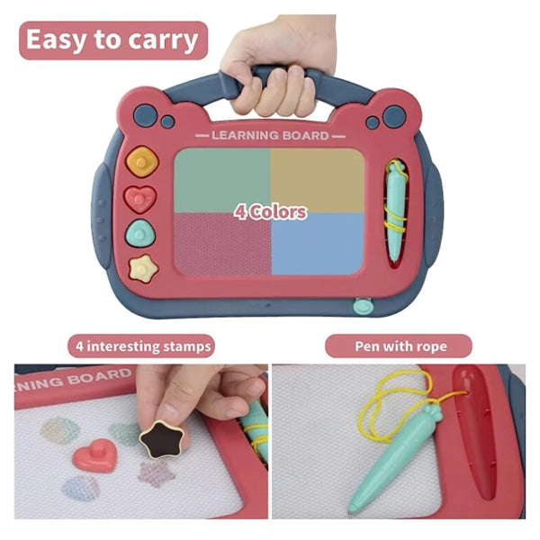 Magnetic Drawing Board, Color Erasable Doodle Writing Pad