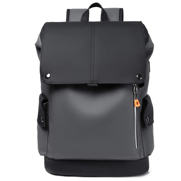 15.6 Inch PU Backpack School Bag College Bookbags