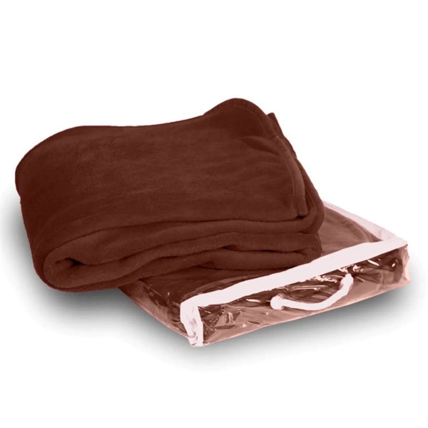 Soft Micro Plush Blankets w/ Custom Imprint, 50" X 60"