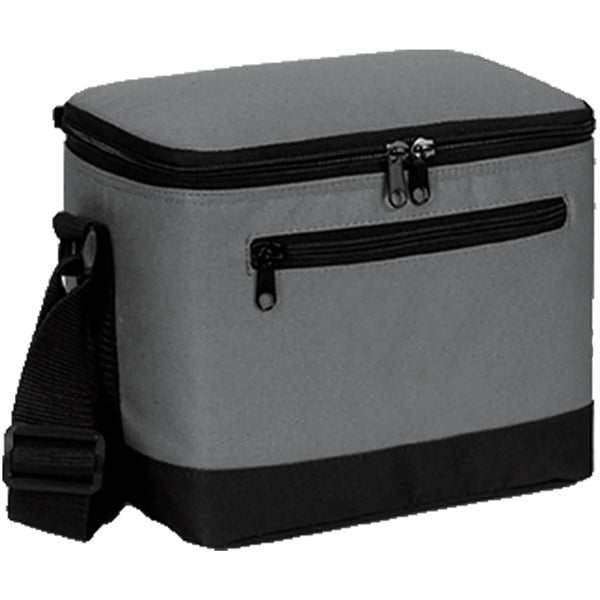 Premium Insulated 6 Pack Cooler Bag w/ Pockets 9"x 6.5"x 6"