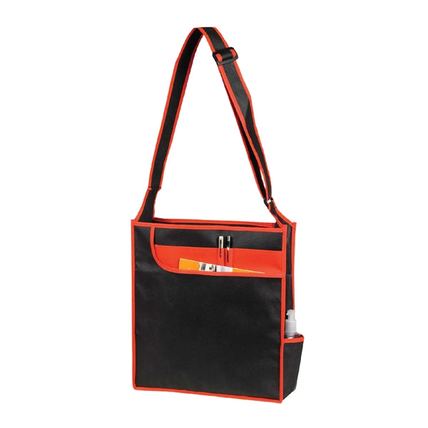 90 GSM Non-Woven Tote Bag w/ Strap, Pockets, Pen Holders