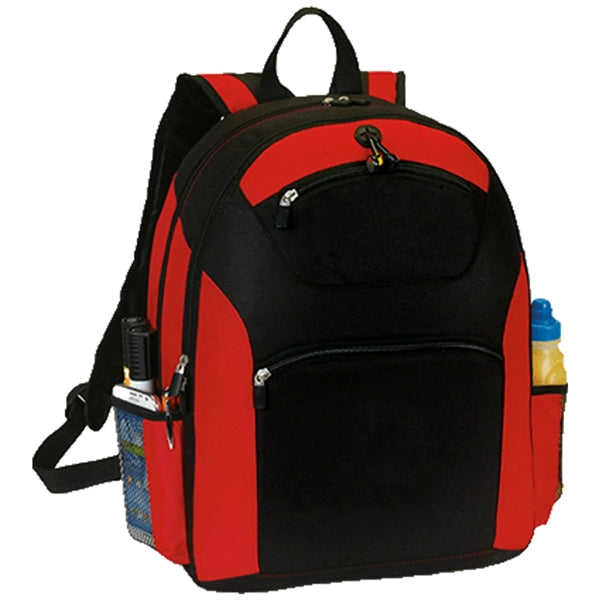 Multi-Compartment Laptop Backpack w/ Earphone Outlet 13"x17"