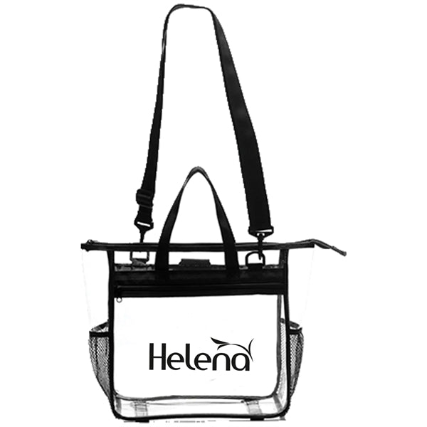 Multi-Clear Convertible Tote & Messenger Backpack 12"x12"x6"