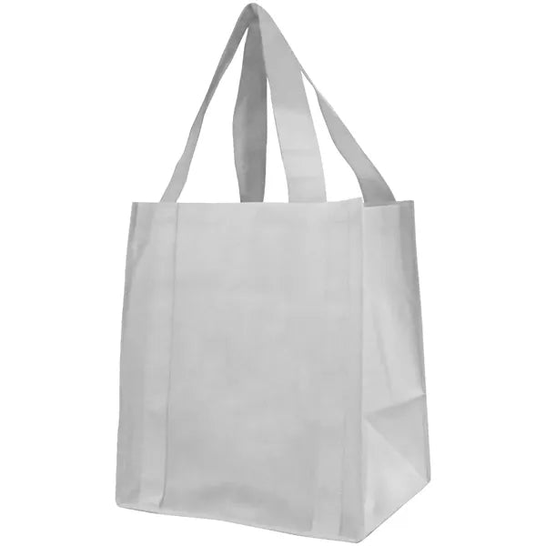 100GSM Non-Woven Jumbo Grocery Gusset Tote Bag (13"X15"X10")