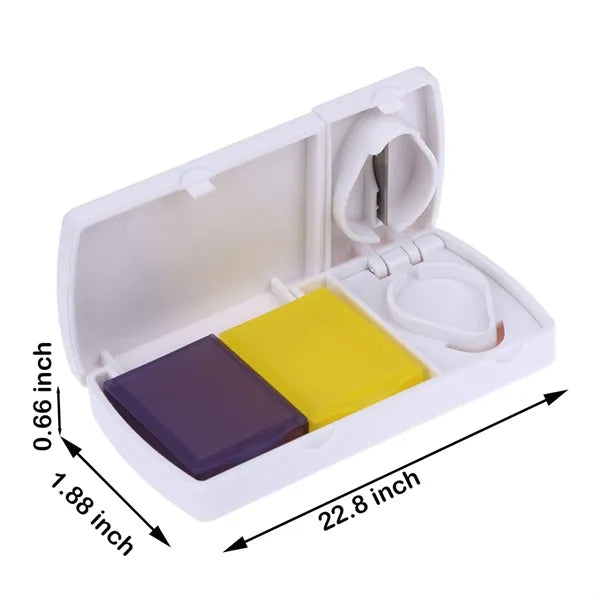 medicine cutter Portable Pill Organizer Daily Case Box