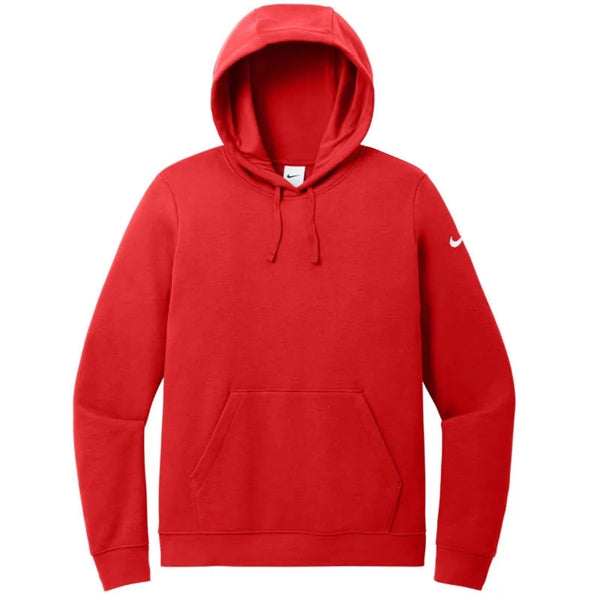 Nike Ladies Club Fleece Sleeve Swoosh Pullover Hoodie