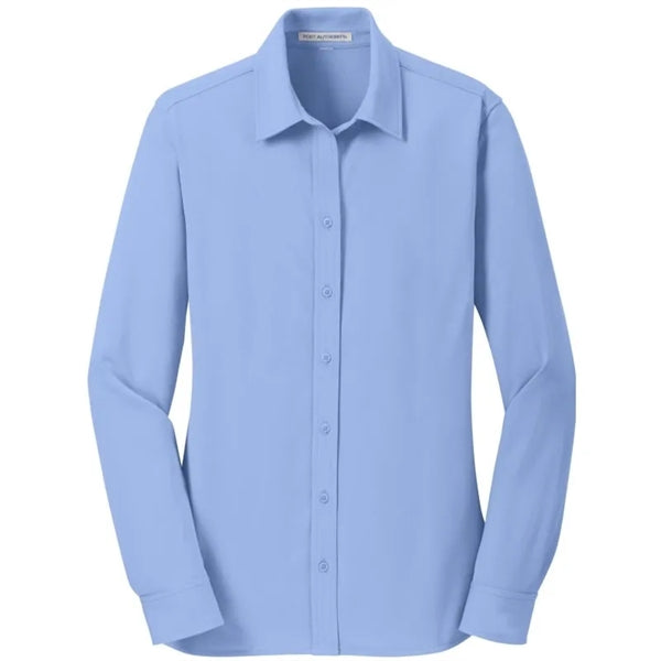 Port Authority Ladies Dimension Knit Dress Shirt.