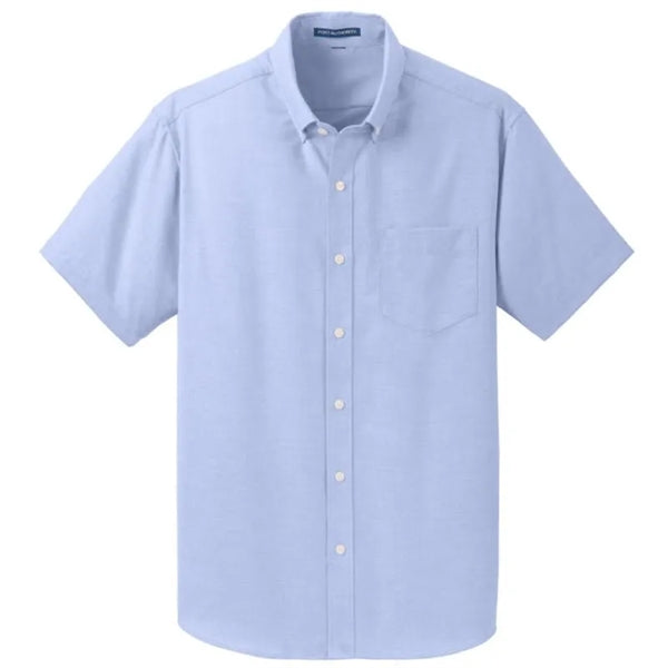 Port Authority Short Sleeve SuperPro Oxford Shirt.