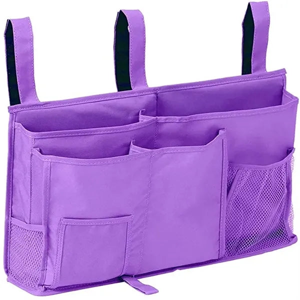Bedside Hanging Organizer Dorm Storage Pouch Pockets