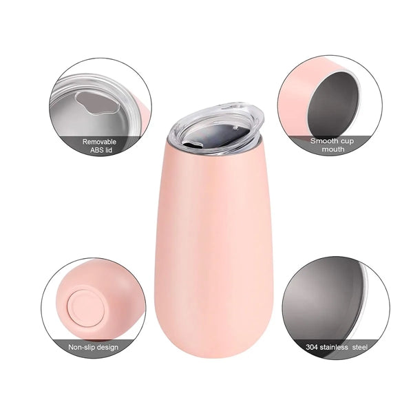 6 Oz Champagne Flutes Wine Tumbler