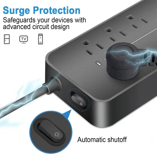 Protector Power Strip Extension Cord