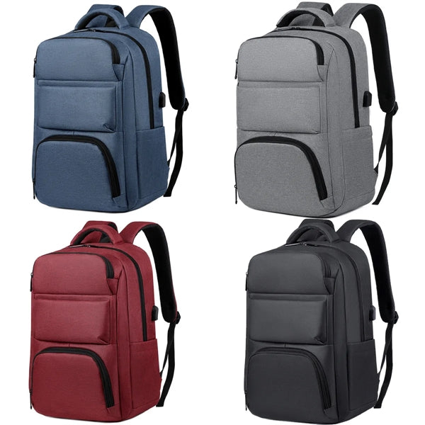 Men's USB Charging Port Large Capacity Travel Backpack