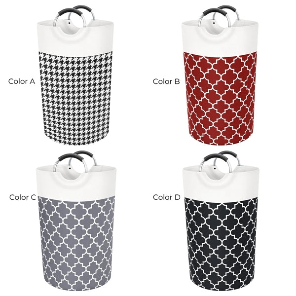 85L Laundry Basket Clothes Hamper Collapsible With Handles